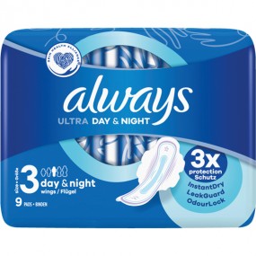 Always Ultra Thin Sanitary Napkin Night 9pc