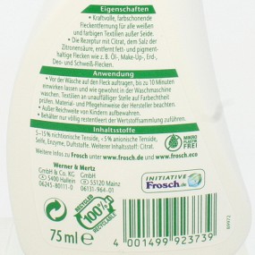 Frosch stain remover 75ml Citrus