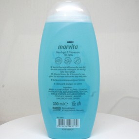 Shower Gel Marvita 300ml for men 2in1 Hair & Body