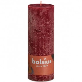 RUSTIK Cheroot Candle 190x68 old red