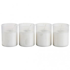Memorial Candles 4pc Nr.36 white