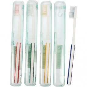 Toothbrush 1pc Flex in Transparent Box Coloured