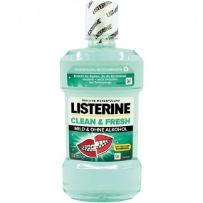 Listerine bain de bouche 500ml Clean&Fresh