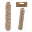 Jute rope, 50m jute, rolled, OPP with headcard, roll 11x6cm