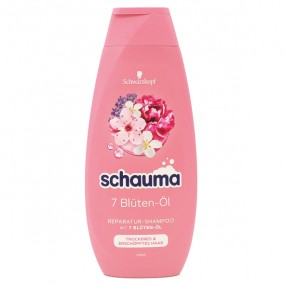 Schauma shampoing 400ml 7-fleur huile