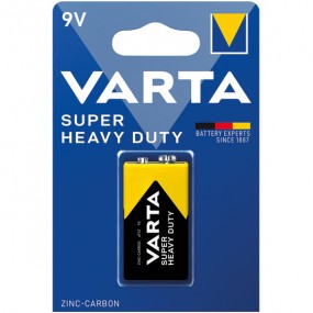 Battery VARTA Super Heavy Duty 9 Volt 1pcs