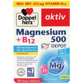 Doppelherz Magnesium 500 2-phase 30 tabs