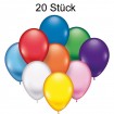 Luftballons 20er je 22cm Durchmesser,