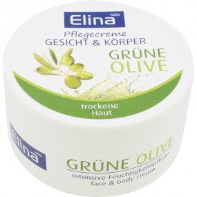 Crème de soins de la peau Elina Olive150ml en pot