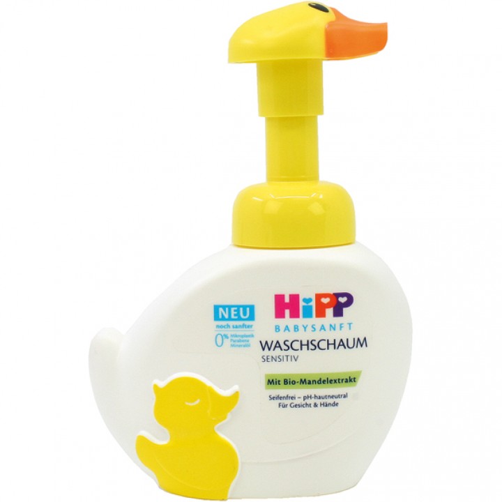 Hipp BabySanft Sensitive - Espuma de baño para bebés con ácido