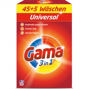 Gama washing powder 50sc 3kg