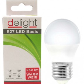 LED Birne Delight 3Watt, E27 Sockel