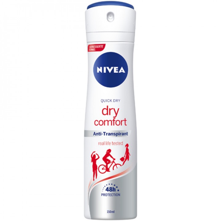 controller bloemblad Bank Nivea Deo Spray 150ml Dry Comfort | Deodorant | Brand Cosmetic | OSMA Werm  GmbH