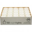 Teelichte Nightlights 50er 8 Stunden Brenndauer