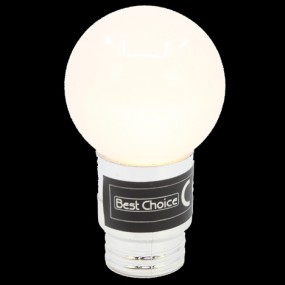 LED Glühbirne m. magnet. Sockel, Displ. 4,5x7,5cm