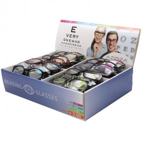 Reading Glasses Trend assortment 48pcs in display