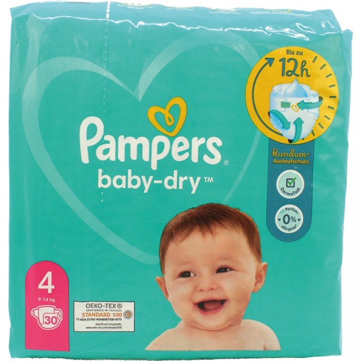 Conjugeren En vrijgesteld Pampers Baby Dry Size 4 Maxi (9-14kg) 30 pcs | Baby items | Brand Cosmetic  | OSMA Werm GmbH