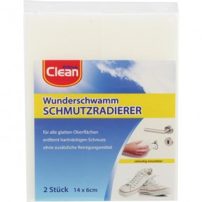 Wunderschwamm CLEAN 2er 14x6x3cm Schmutzradier.
