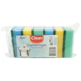 Sponge CLEAN For Kitchen 6pcs 85x55x30mm