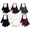 Winter Damen Handschuhe Glitter 6fach sortiert